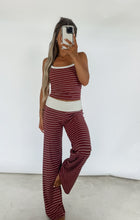Load image into Gallery viewer, Laid Back Striped Tank w/ Fold Over Pant Set