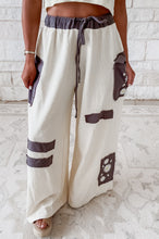 Load image into Gallery viewer, Daisy Lane Embroidery Wide Leg Thermal Pants