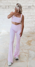 Load image into Gallery viewer, Make or Break Gingham Yoga Pant Set - Pink