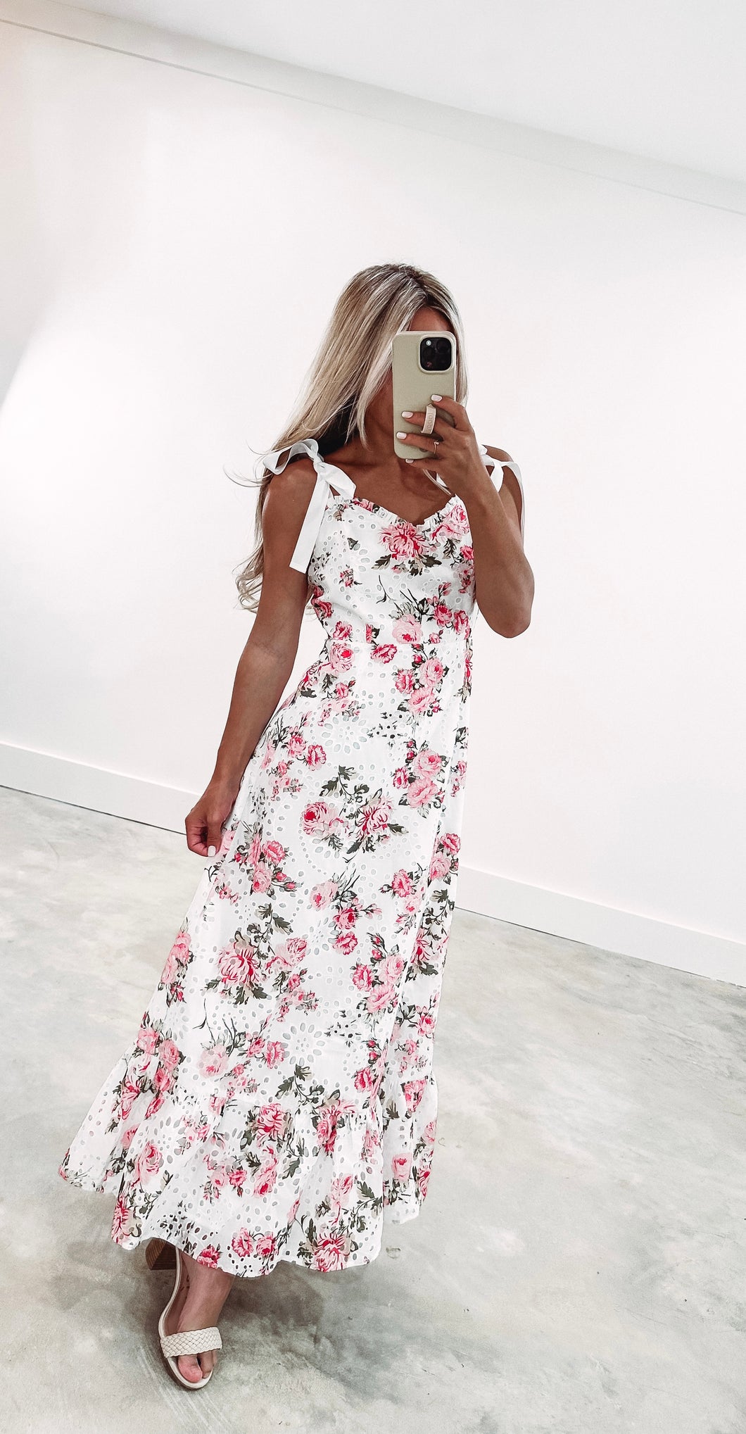 Villa Garden Floral Midi Dress (FINAL SALE)