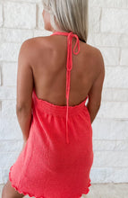 Load image into Gallery viewer, Summer Heat Coral Mini Dress (FINAL SALE)