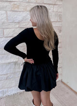 Load image into Gallery viewer, Penelope Black Bubble Dress