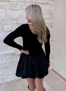 Penelope Black Bubble Dress