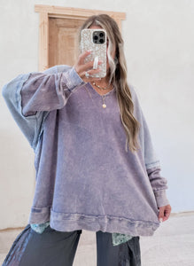 Time For You Oversized Top