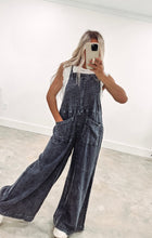 Load image into Gallery viewer, Camryn Black Overalls