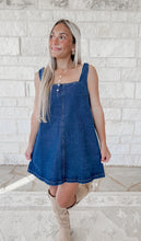 Load image into Gallery viewer, Time After Time Square Neck Denim Dress