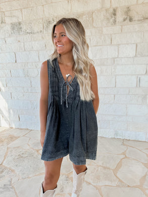 Taylor Black Romper