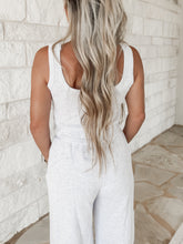 Load image into Gallery viewer, Busy Day Ahead Terry Tank &amp; Wide Leg Pant Set