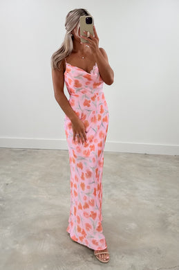 Montego Moment Pink Floral Maxi