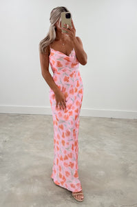 Montego Moment Pink Floral Maxi