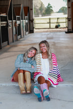 Load image into Gallery viewer, Sugar Rush Chunky Multi Stripe Knit Cardigan