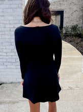 Load image into Gallery viewer, Friday Fit Black Mini Dress