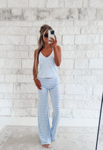 Load image into Gallery viewer, Camden Striped Halter Cami &amp; Fold Over Wide Leg  Pant Set