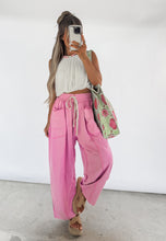 Load image into Gallery viewer, Here We Go Balloon Shaped Washed Terry Pants
