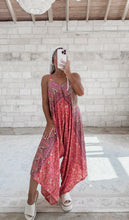 Load image into Gallery viewer, From Far &amp; Away Multi Pink Pattern Boho Romper