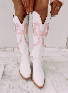 Let's Go Girls Ribbon Boots – CK Squared Boutique