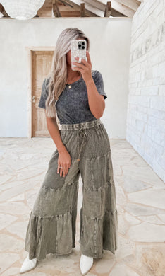 Jasmine Stone Washed Gravel Pants