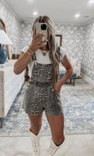 Load image into Gallery viewer, My Wild Side Leopard Overall Romper