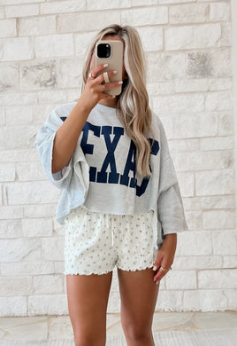 Texas Cropped Sweatshirt