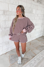 Load image into Gallery viewer, Naomi Striped Short Set