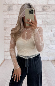 Secret Love Lace Layering Top