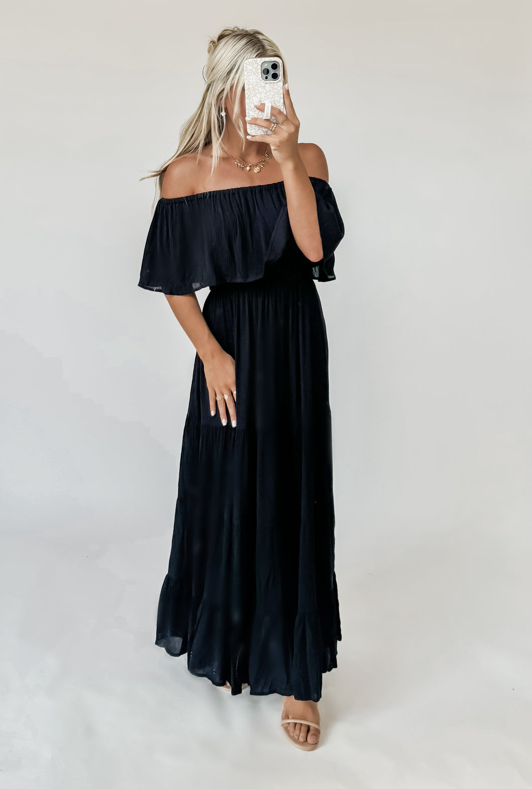 Riley Black Maxi Dress