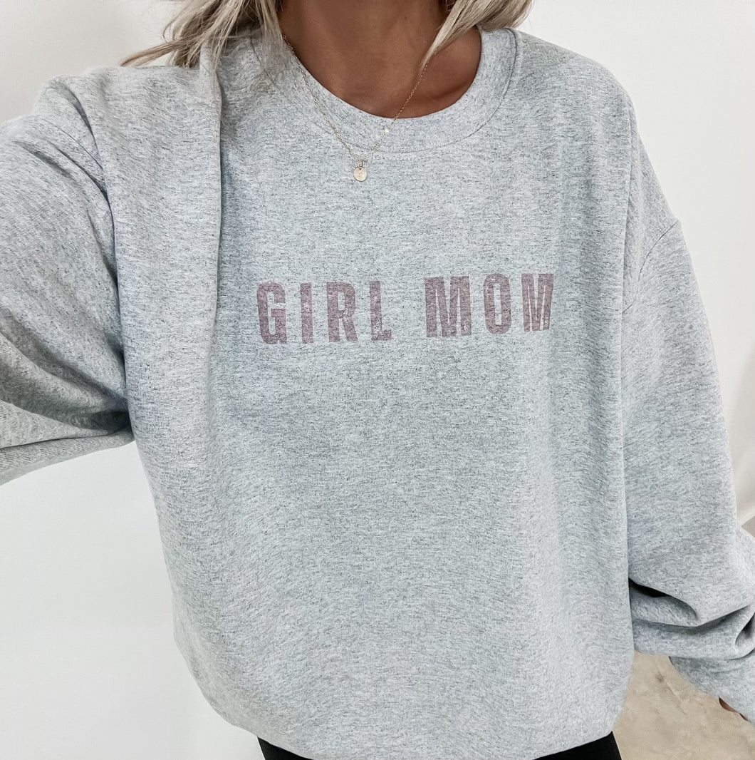 Girl Mom Sweatshirt (gildan TAT 1 week)