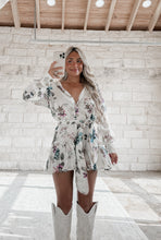 Load image into Gallery viewer, Valerie Eyelet Floral Belted Dress