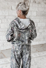 Load image into Gallery viewer, Campfire Nights Camo Printed Hoodie + Jogger Set (ships next week)