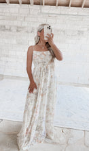 Load image into Gallery viewer, Fall Harvest Multi Floral Smock Maxi - Yellow