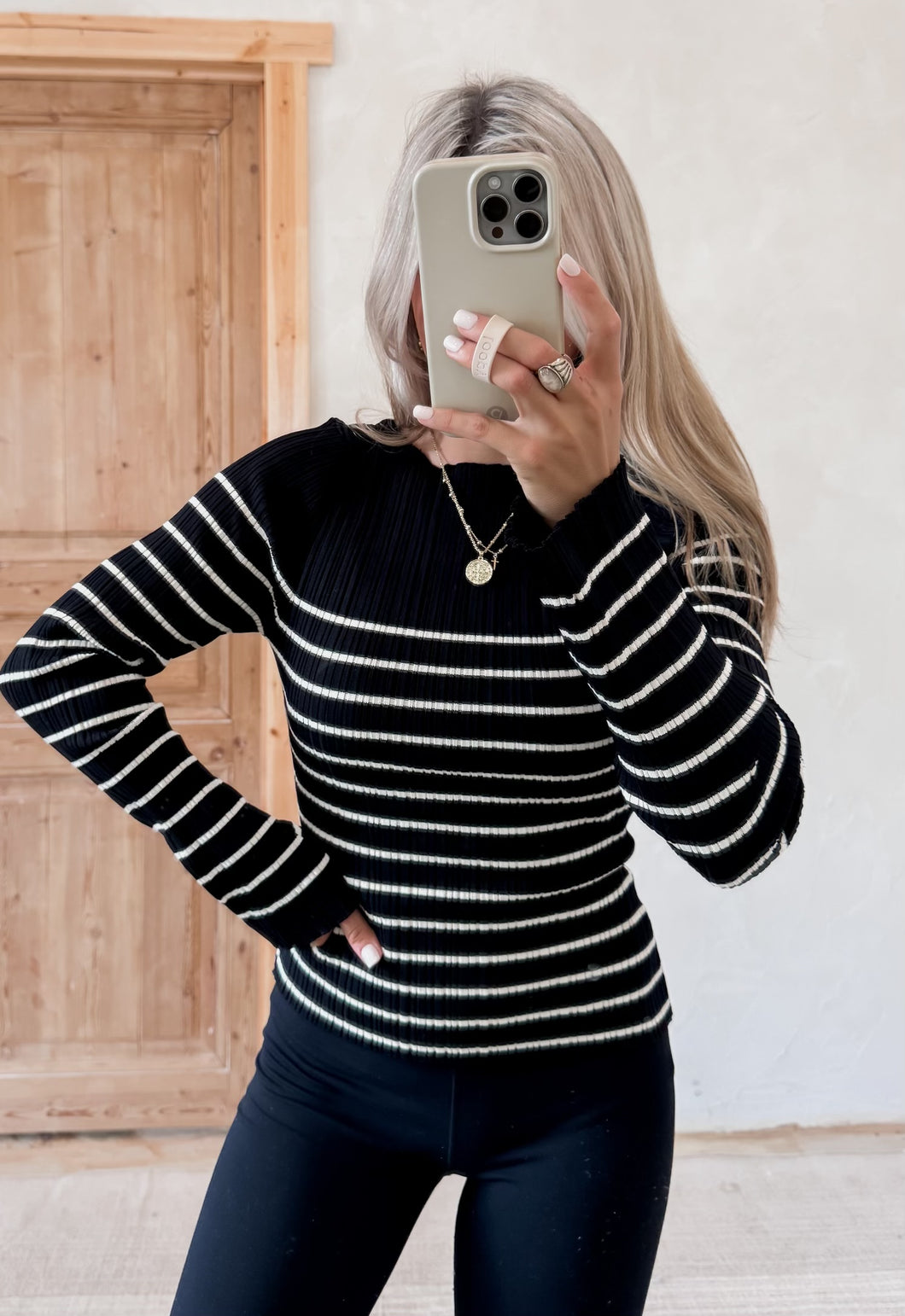 Jaycee Ribbed Knit Top