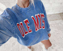 Load image into Gallery viewer, Ole Miss Corded Sweatshirt