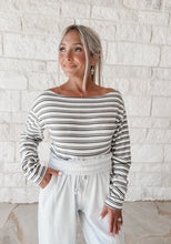 Load image into Gallery viewer, The Clear Choice Striped Bodysuit