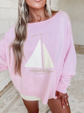 Load image into Gallery viewer, Sailing Away Boat Neck Sweater