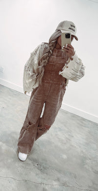 Leslie Tan Vintage Overalls