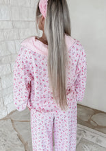 Load image into Gallery viewer, Daisy Daydream Ditsy Floral Thermal Pullover &amp; Pants Set - Pink