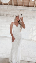 Load image into Gallery viewer, Embrace The Memories Crochet Detail U Neckline Maxi Dress - White