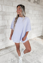 Load image into Gallery viewer, Harlow Mineral Washed Short Set - Lavender Haze