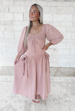 Load image into Gallery viewer, New Interests Gingham Maxi - Dusty Pink
