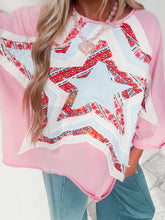 Load image into Gallery viewer, Lucky Star Patch Mineral Washed Top