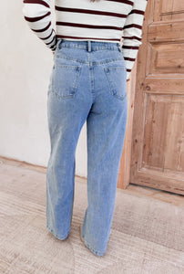 Willow Bow Waist Denim Jeans