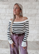 Load image into Gallery viewer, Bella Off Shoulder Knit Top