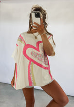 Load image into Gallery viewer, Margot Heart Patchwork Tee