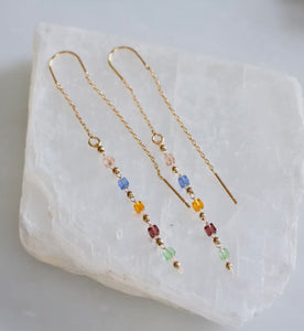 Tate colorful threader earrings