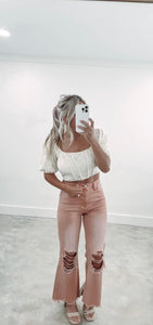 Jordyn Cream Top