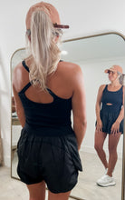 Load image into Gallery viewer, Jana Athletic Black Romper