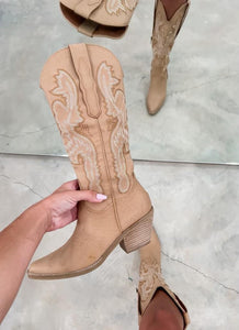 Natalie Embroidery Western Boots