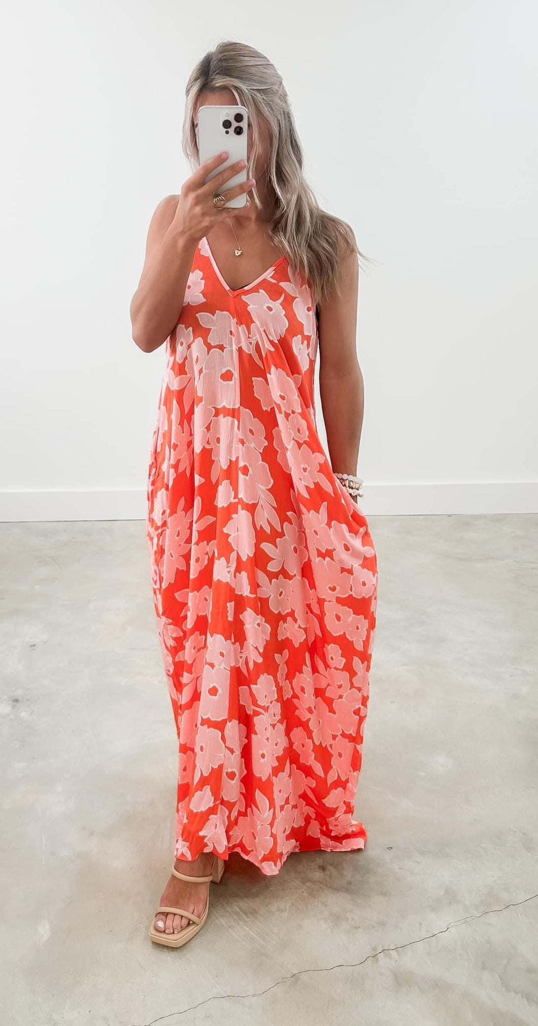 Cancun Calling Floral Maxi