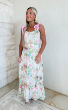 Load image into Gallery viewer, Wildflower Fields Floral Eyelet Midi Dress