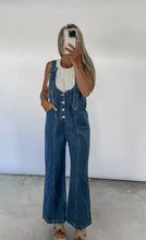 Load image into Gallery viewer, Wide Open Spaces Straight Leg Denim Overalls (FINAL SALE)